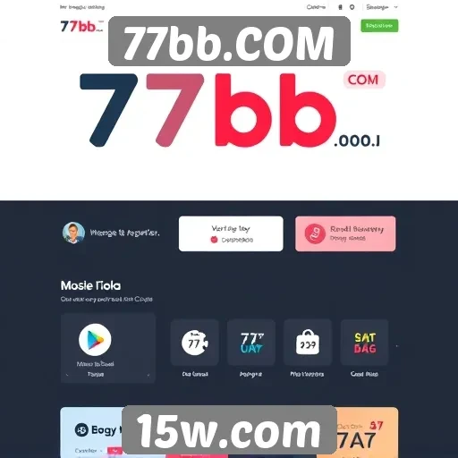 Plataforma 77bb.COM destaca-se pela interface amigável